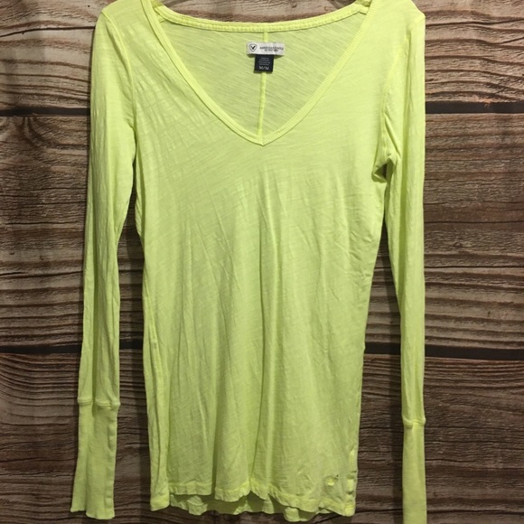 Neon Yellow LS Shirt